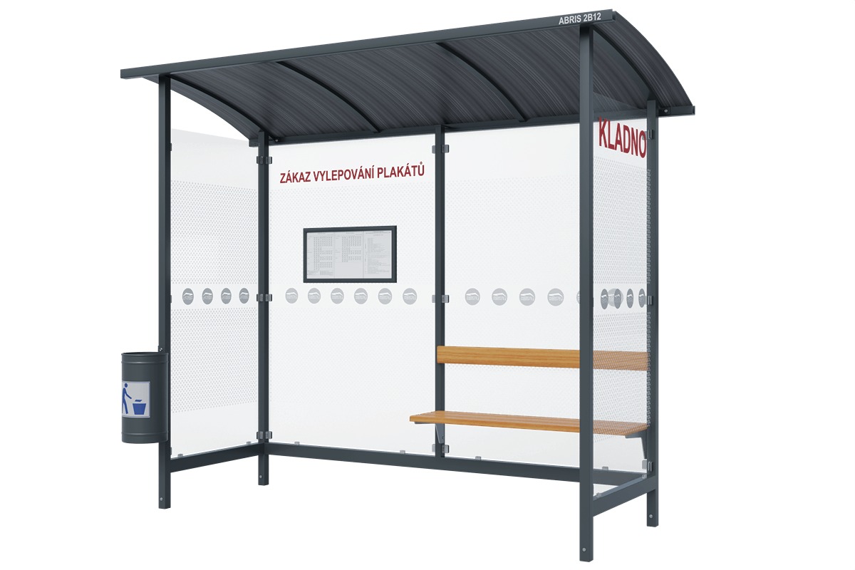 Autobusová zastávka ABRIS 2B12