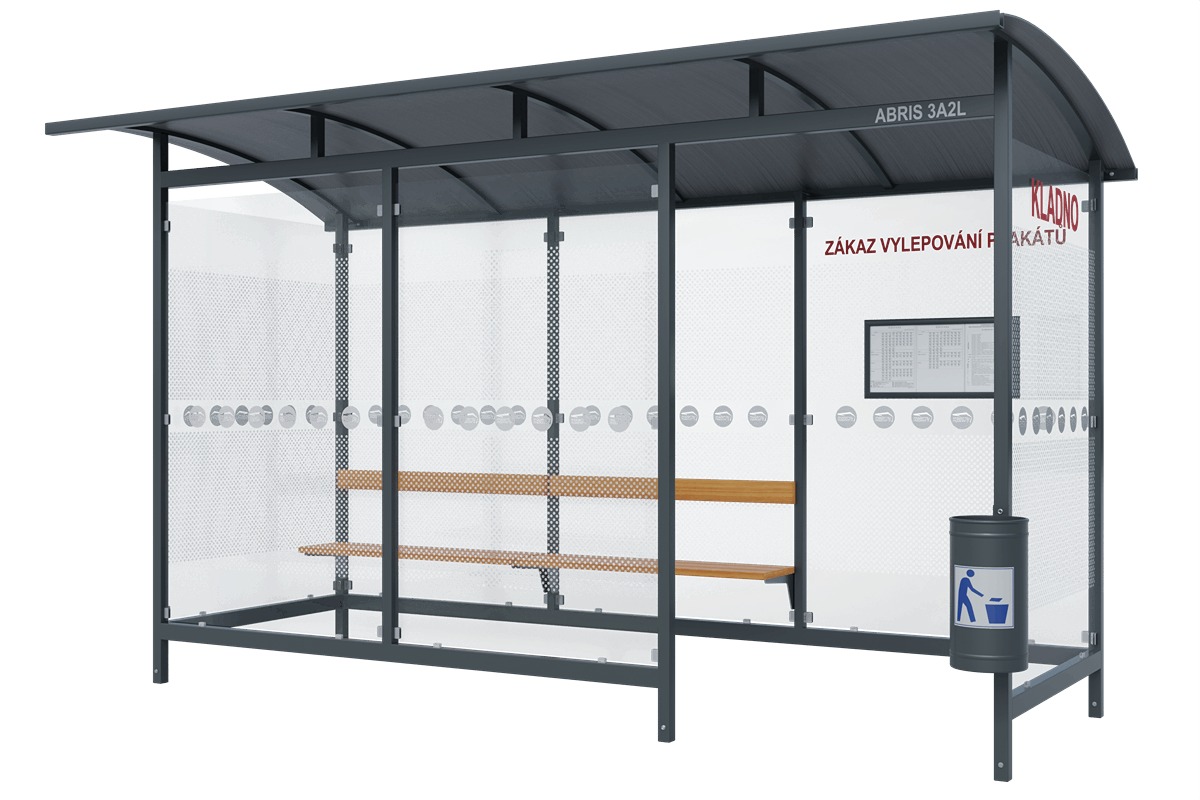 Autobusová zastávka ABRIS 3A2L